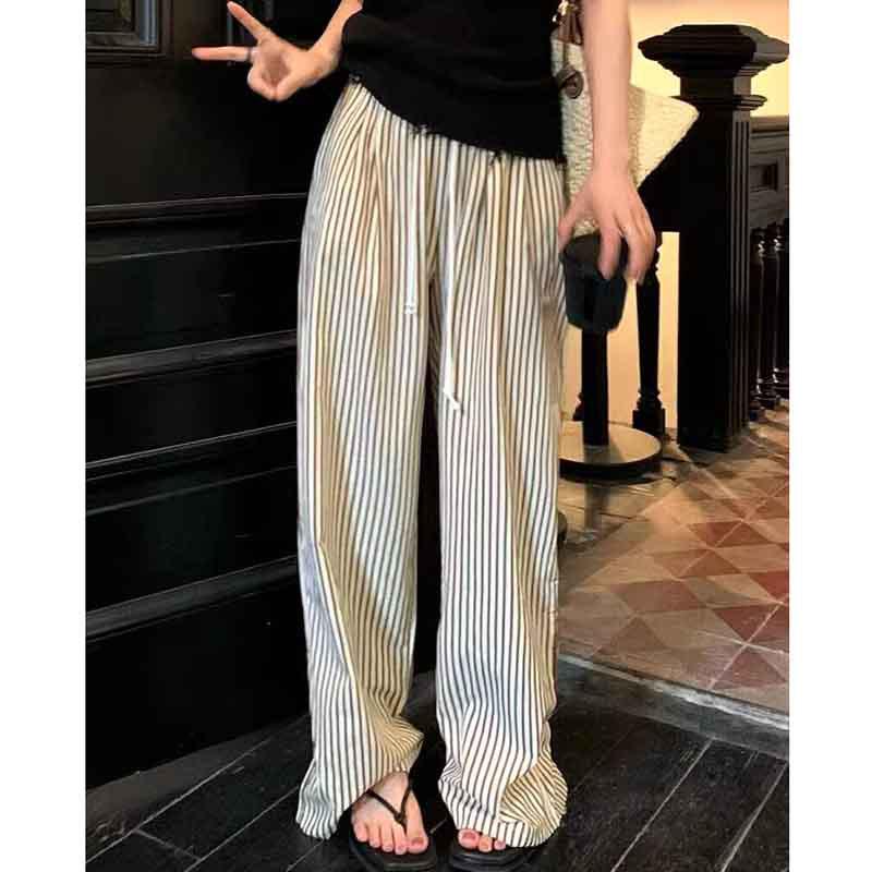 Women s Summer Striped Tie-Waist Wide-Leg Pants - Petite Fit, 145cm, Casual Lazy Style XS (60-79 lbs)
Women s Summer Striped Tie-Waist Wide-Leg Pants - Petite Fit, 145cm, Casual Lazy Style XS (60-79 lbs)