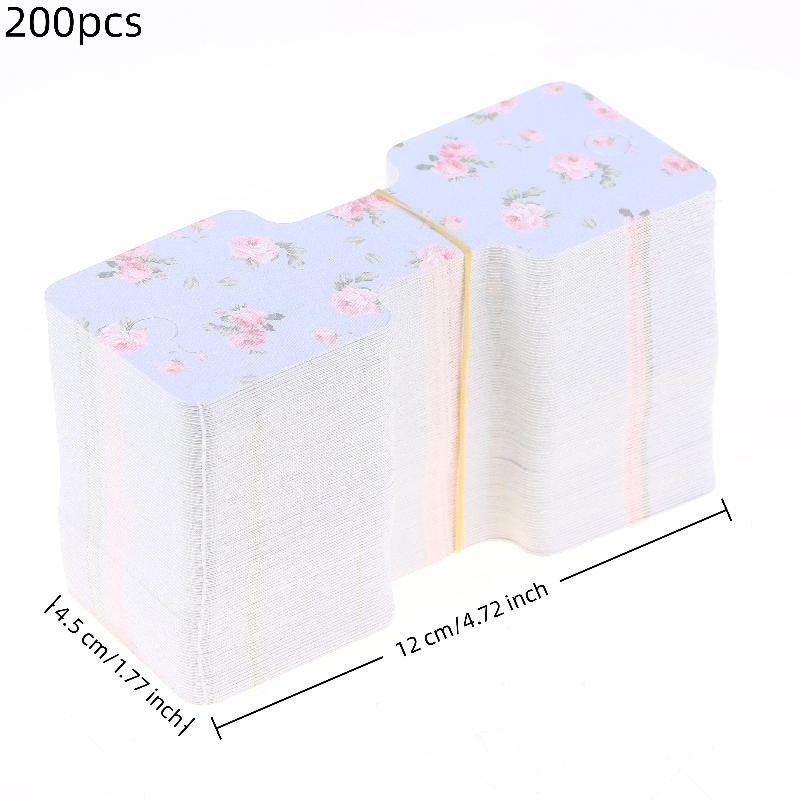 200pcs Korean Floral Print Paper Packing Cards For Handmade Hair Jewelry Necklace Display Tags Hairband Hanging Price Labels фіолетовий
200pcs Korean Floral Print Paper Packing Cards For Handmade Hair Jewelry Necklace Display Tags Hairband Hanging Price Labels фіолетовий