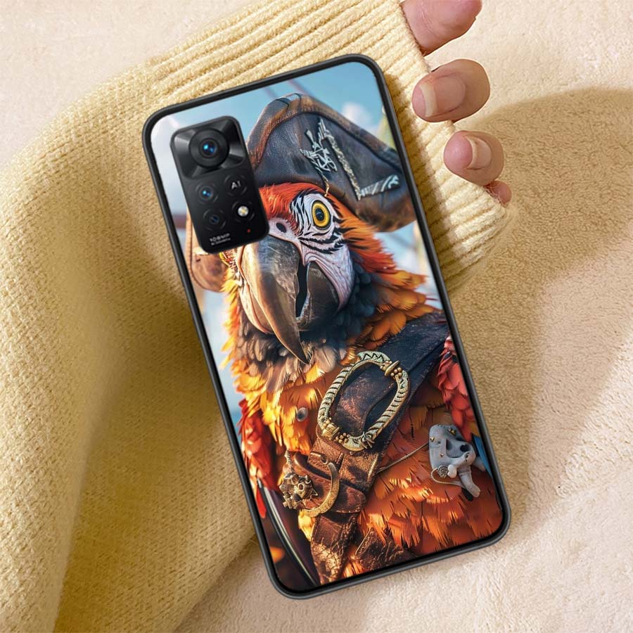 Macaw Pirate Phone Case For Redmi Note 13 14 15 Pro Plus 12 13C 12C 15C 9 10 10C 9T 9C 9A TPU Soft Cover Clear Cell Cases Shockp Note 15 Pro Plus
Macaw Pirate Phone Case For Redmi Note 13 14 15 Pro Plus 12 13C 12C 15C 9 10 10C 9T 9C 9A TPU Soft Cover Clear Cell Cases Shockp Note 15 Pro Plus