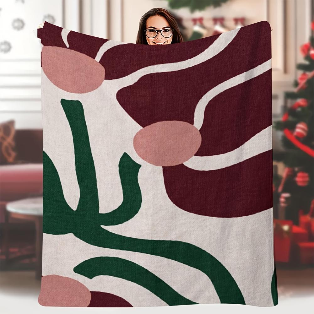 Extra Large Botanical Forest Blanket 60x80 Inch - Vibrant Red & Green Leaf Pattern, Super Soft Cozy Throw for Sofa, Camping 75x90cm28x35in
Extra Large Botanical Forest Blanket 60x80 Inch - Vibrant Red & Green Leaf Pattern, Super Soft Cozy Throw for Sofa, Camping 75x90cm28x35in