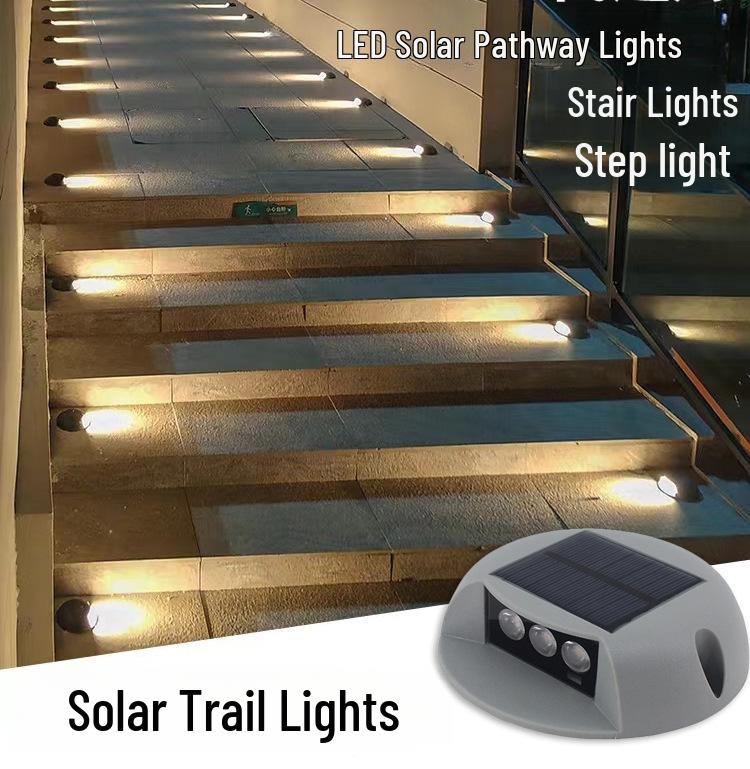 Waterproof Solar Outdoor Stairway Step Lights - Hole-Free Square Design 3W (Sand Black) жовтий
Waterproof Solar Outdoor Stairway Step Lights - Hole-Free Square Design 3W (Sand Black) жовтий