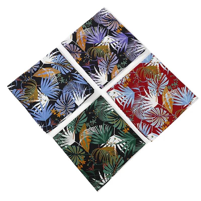4Pcs 46x46cm 100% Cotton Women Men Handkerchiefs Square Summer Tropical Plants Leaf Style Headscarf Bandana Scarf Packs
4Pcs 46x46cm 100% Cotton Women Men Handkerchiefs Square Summer Tropical Plants Leaf Style Headscarf Bandana Scarf Packs