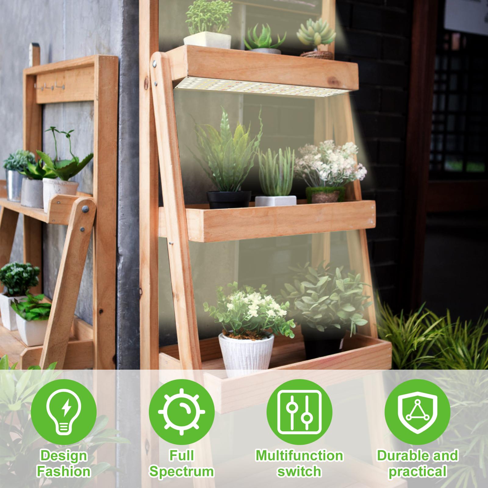 4Pcs Grow Light Ultra-Thin Panel Full Spectrum Grow Light Adjustable Brightness Plant Grow Lamp with Timer Easy to Install 20W
4Pcs Grow Light Ultra-Thin Panel Full Spectrum Grow Light Adjustable Brightness Plant Grow Lamp with Timer Easy to Install 20W