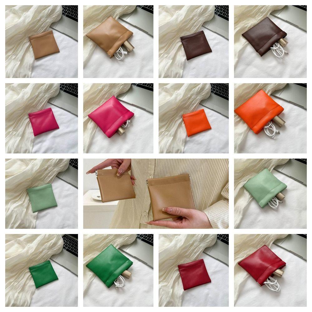 Self-closing Coin Purses PU Leather Jewelry Travel Organizer Credit Card Holder Wallet Girls
Self-closing Coin Purses PU Leather Jewelry Travel Organizer Credit Card Holder Wallet Girls