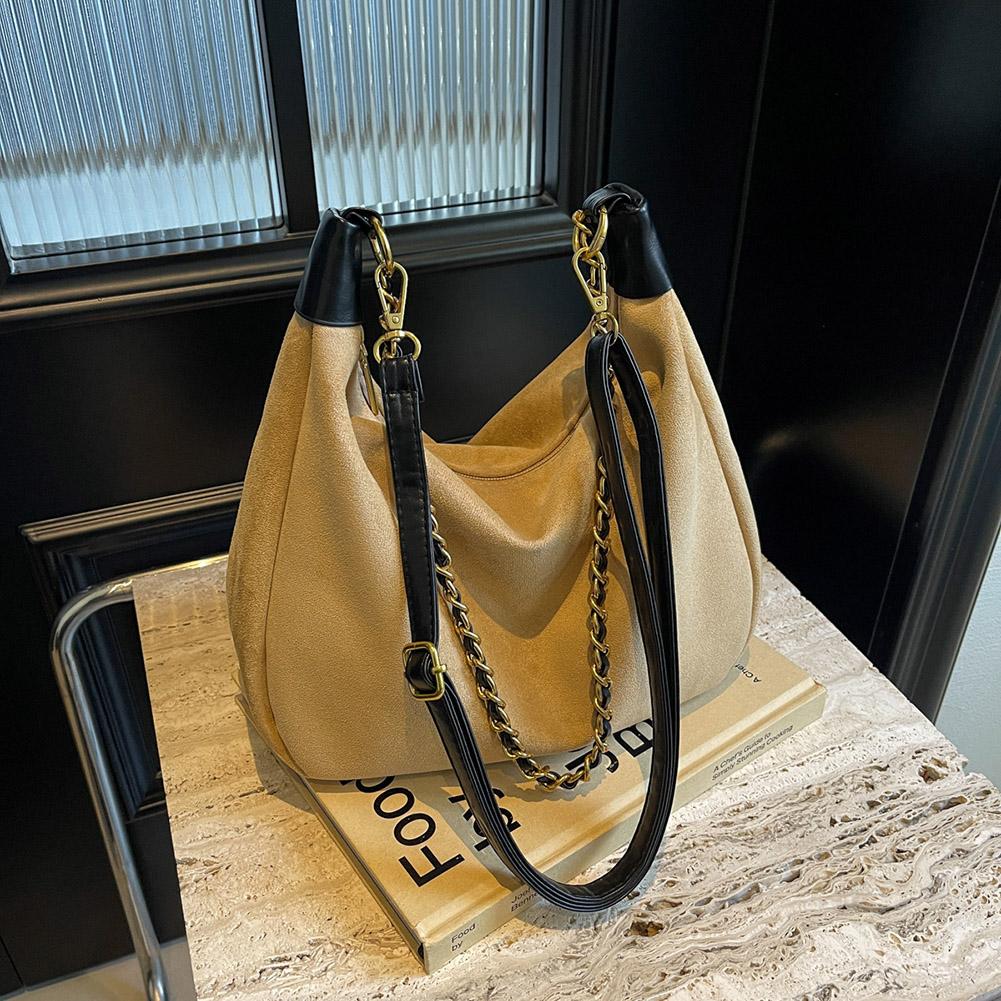 Women Suede Shoulder Bag Adjustable Strap Crossbody Bag with Inner Pocket Underarm Bag Trendy Work Travel Bag
Women Suede Shoulder Bag Adjustable Strap Crossbody Bag with Inner Pocket Underarm Bag Trendy Work Travel Bag