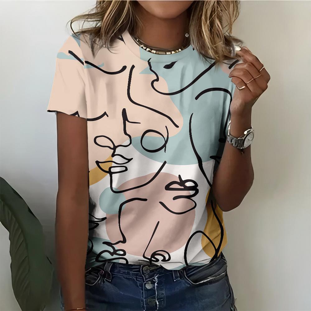 Soft line abstract art women s T-shirt: modern casual short sleeved, unique fashion statement 2XS
Soft line abstract art women s T-shirt: modern casual short sleeved, unique fashion statement 2XS