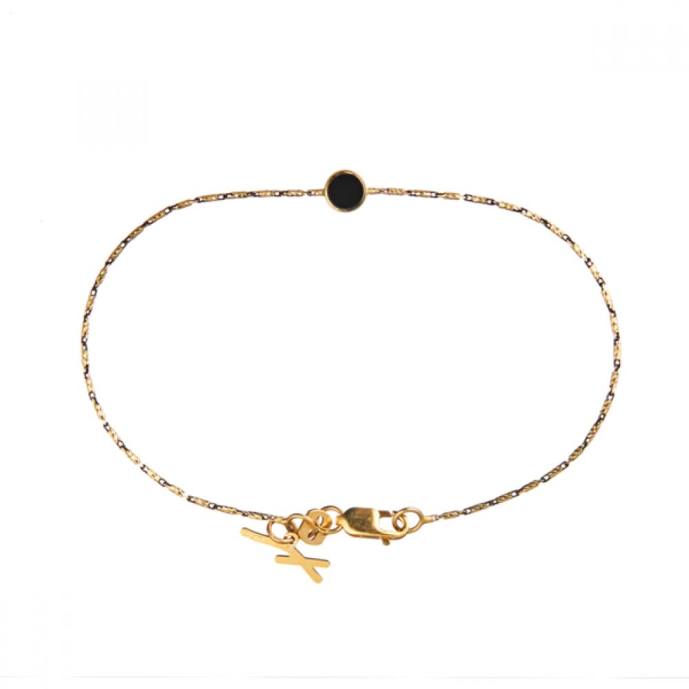 Perte Onice Yellow Black Bracelet 17.7cm 14k Yellow Gold Black Gold Single option
Perte Onice Yellow Black Bracelet 17.7cm 14k Yellow Gold Black Gold Single option