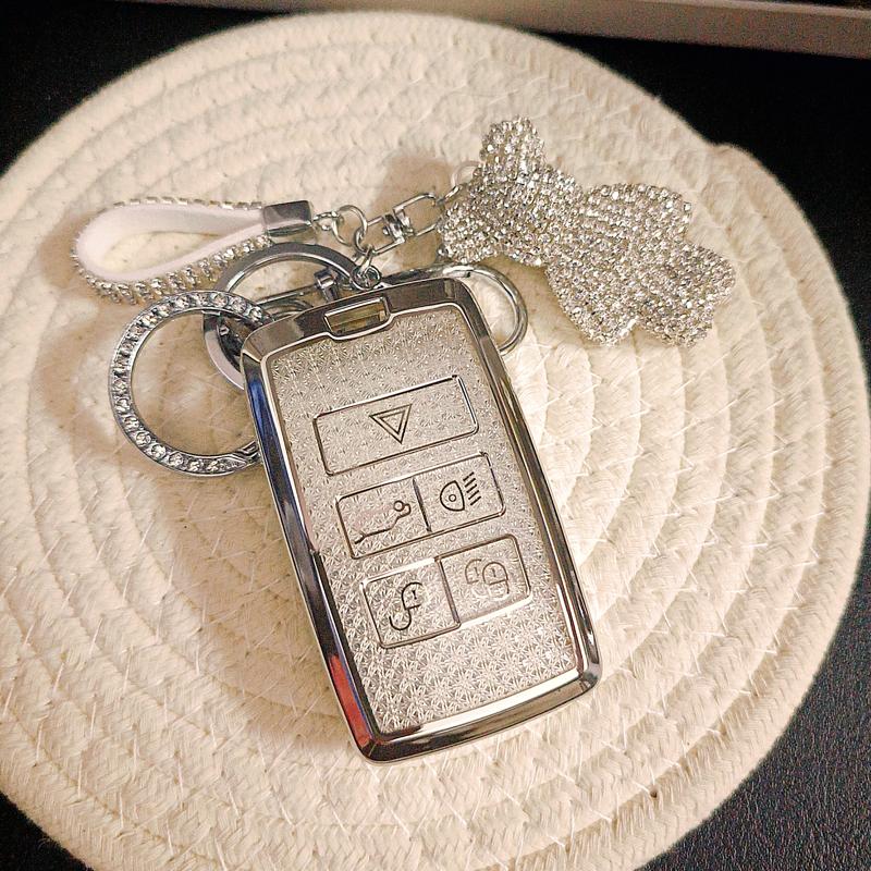 White Diamond TPU for Land Rover Range Rover SPORT Evoque Discovery Discovery 5 Remote Car Key Case Cover Fob Holder Keychain
White Diamond TPU for Land Rover Range Rover SPORT Evoque Discovery Discovery 5 Remote Car Key Case Cover Fob Holder Keychain