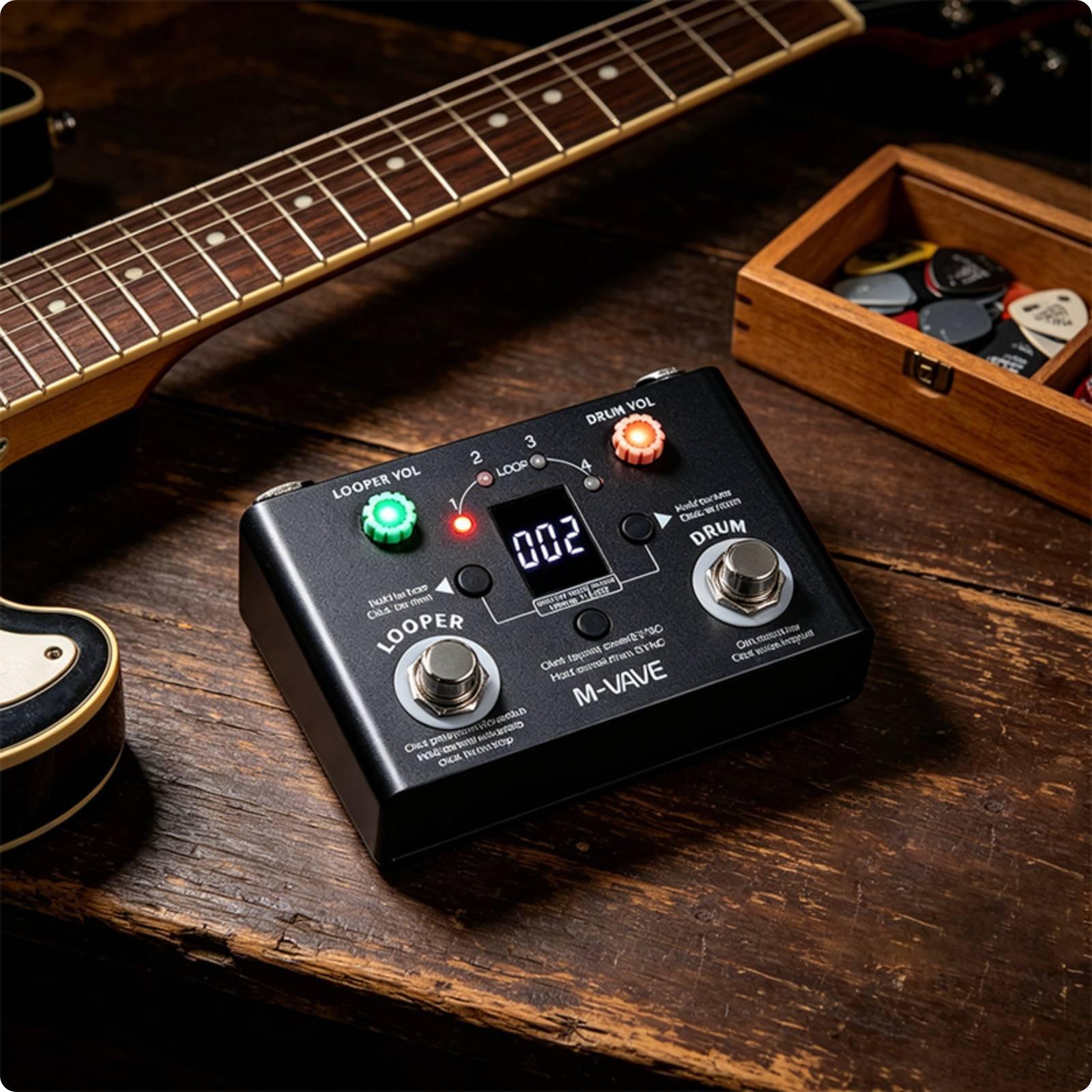 Loop Pedal Pedal Unlimited Overdubs Guitar Loop Station Loop Pedal Drum Machine Pedal Tap Tempo Rhythm Loop Station чорний
Loop Pedal Pedal Unlimited Overdubs Guitar Loop Station Loop Pedal Drum Machine Pedal Tap Tempo Rhythm Loop Station чорний