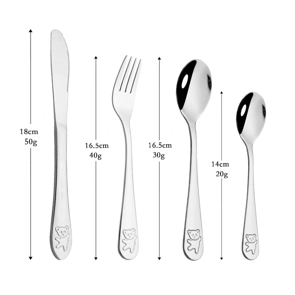 Tableware for Children Cartoon China Giant Panda Stainless Steel Kids Cutlery Set 4Pcs Dining Knife Fork Tablespoon Picnic Set
Tableware for Children Cartoon China Giant Panda Stainless Steel Kids Cutlery Set 4Pcs Dining Knife Fork Tablespoon Picnic Set