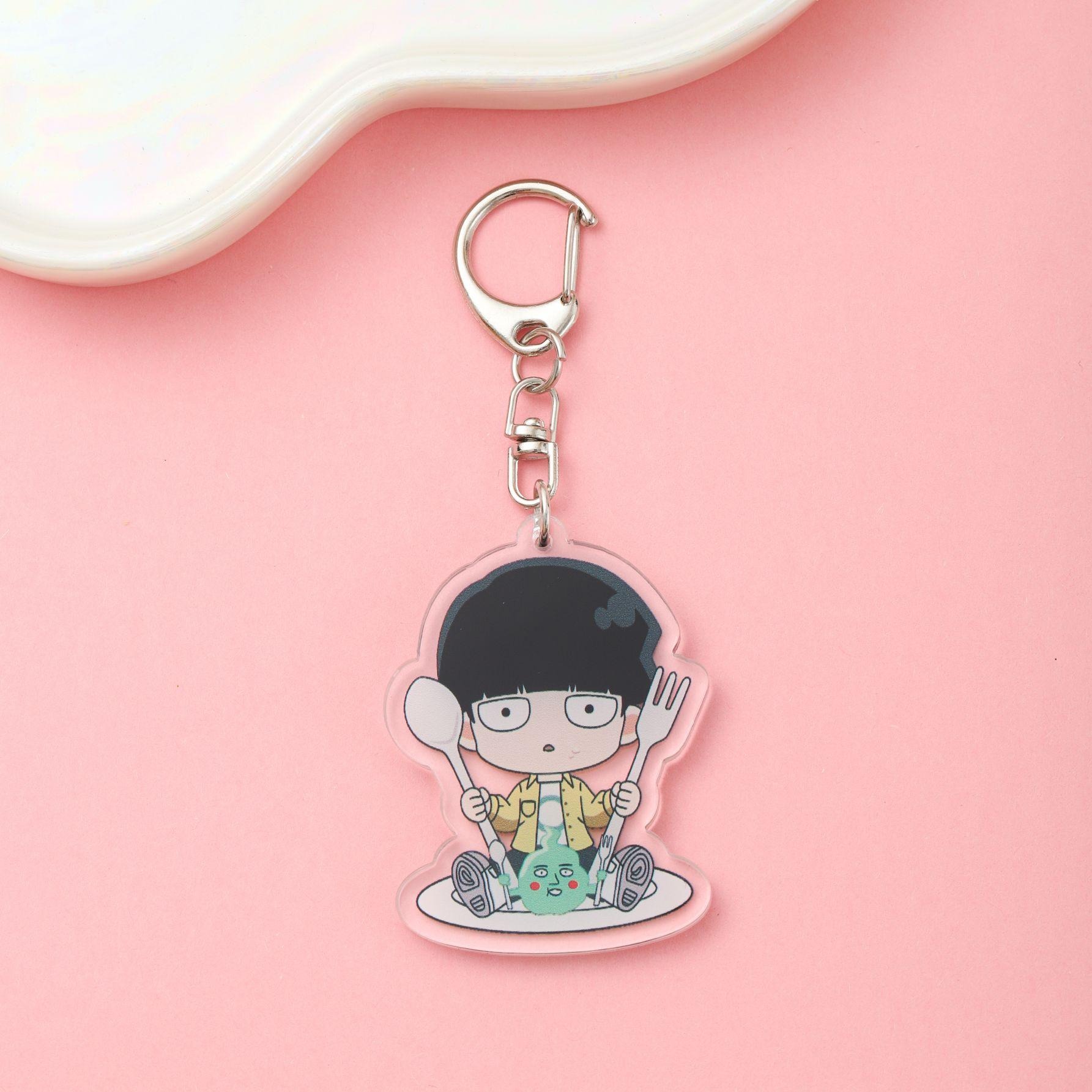 1/8Pcs Anime Figures Mob Psycho 100 Acrylic Keychain Cute Backpack Pendant Funny Bag Charms Accessories Decoration Holiday Gifts 5cm
1/8Pcs Anime Figures Mob Psycho 100 Acrylic Keychain Cute Backpack Pendant Funny Bag Charms Accessories Decoration Holiday Gifts 5cm