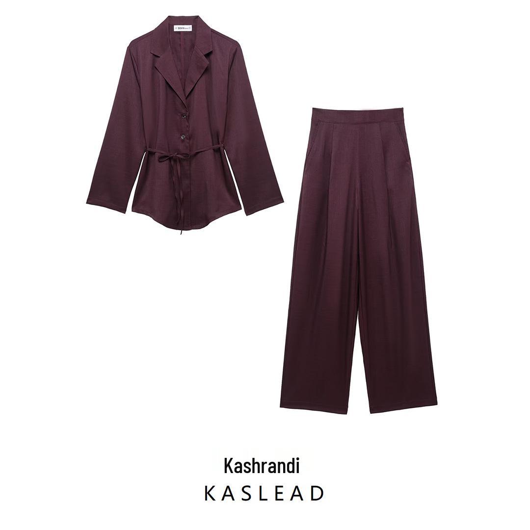 2025 Spring Women s European & American Style Fashion Belted Long Sleeve Shirt and Pants Set L
2025 Spring Women s European & American Style Fashion Belted Long Sleeve Shirt and Pants Set L