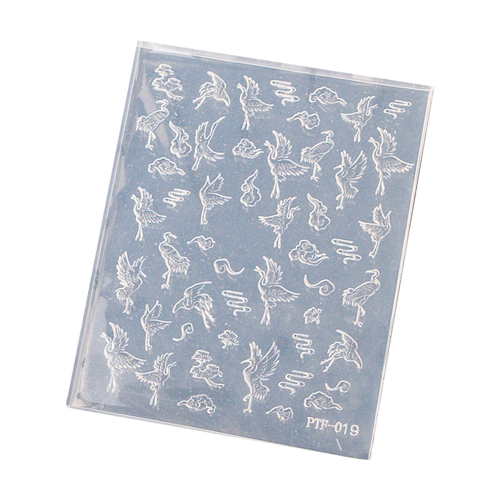 Artistic Silicone Nail Stamp Mold For Crafting Dimensional Cranes Cloud Swan Patterns Nail Art Creation Jewelry Mould
Artistic Silicone Nail Stamp Mold For Crafting Dimensional Cranes Cloud Swan Patterns Nail Art Creation Jewelry Mould