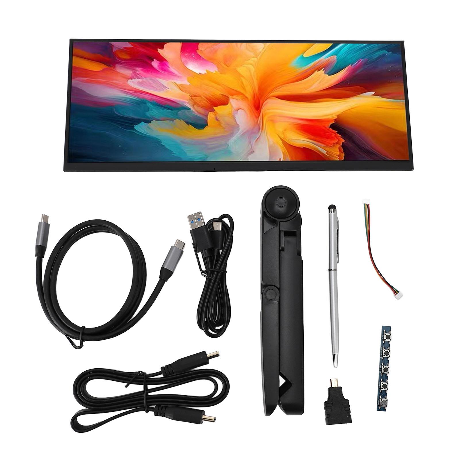 Touch Display with Type C Port 12.3 Inch 1920x720 IPS LCD In Cell Touch Screen for RasPi OS for Win
Touch Display with Type C Port 12.3 Inch 1920x720 IPS LCD In Cell Touch Screen for RasPi OS for Win
