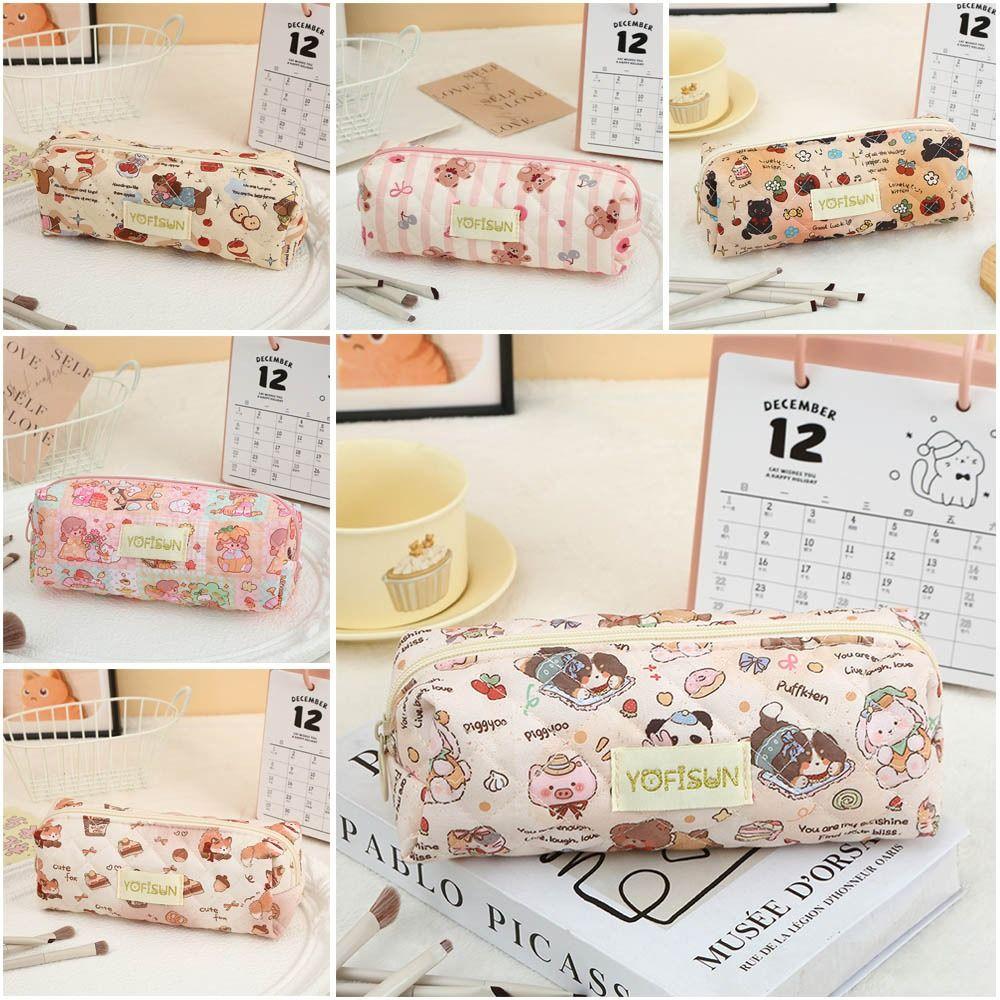 Fiber Stationery Bag Large Capacity Storage Bag Cute Pen Box F
Fiber Stationery Bag Large Capacity Storage Bag Cute Pen Box F