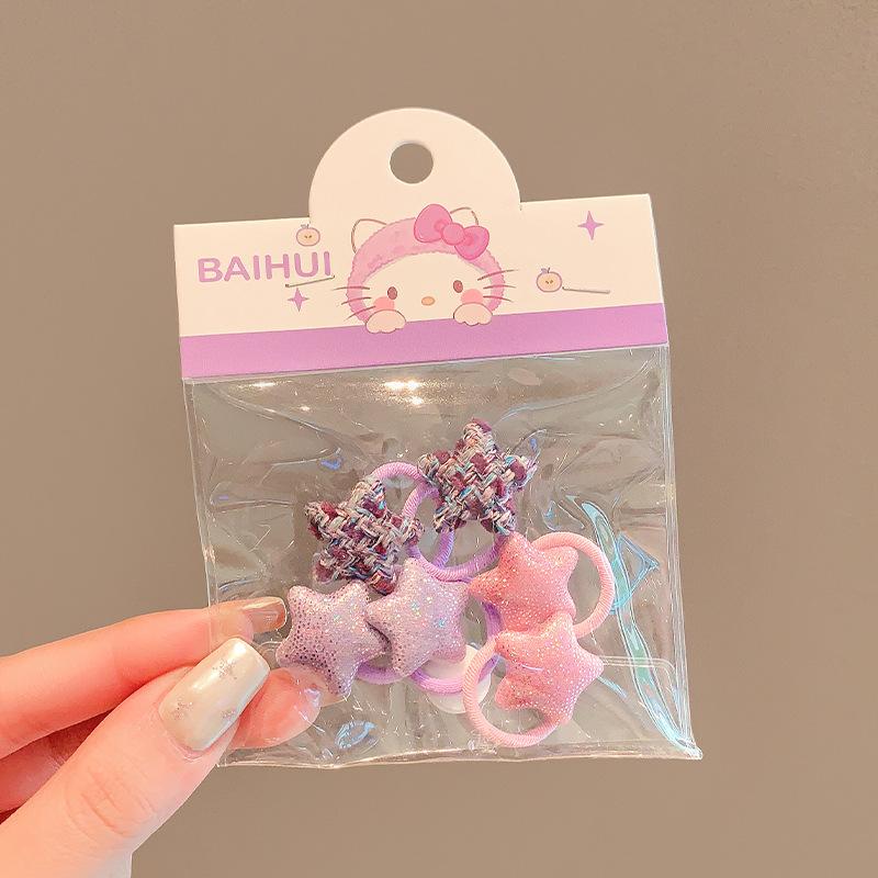Children Plaid Five-pointed Star Hair Band Sweet Bow Love Hair Rope, Baby Rubber Band Headwear Girls Kids Hair Accessories
Children Plaid Five-pointed Star Hair Band Sweet Bow Love Hair Rope, Baby Rubber Band Headwear Girls Kids Hair Accessories