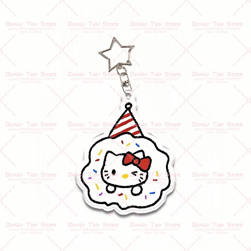 Kawaii Hello Kitty Transparent Acrylic Keychain Food Series Cute Bag Pendant Cartoon Charms for Women Girls Gift Decor 4cm
Kawaii Hello Kitty Transparent Acrylic Keychain Food Series Cute Bag Pendant Cartoon Charms for Women Girls Gift Decor 4cm