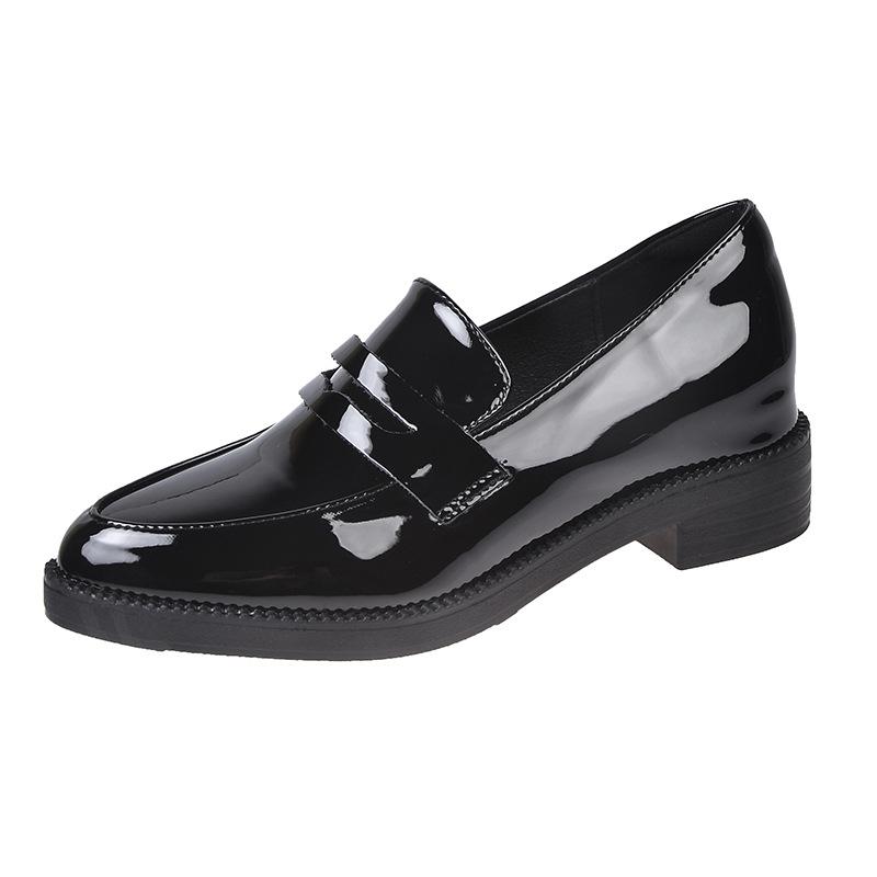 Туфли из лакированной кожи с острым носком, женские британские туфли-оксфорды на толстом каблуке, женские туфли-лоферы для офиса, увеличивающие рост, большой размер 42 4.5 чёрный
Туфли из лакированной кожи с острым носком, женские британские туфли-оксфорды на толстом каблуке, женские туфли-лоферы для офиса, увеличивающие рост, большой размер 42 4.5 чёрный