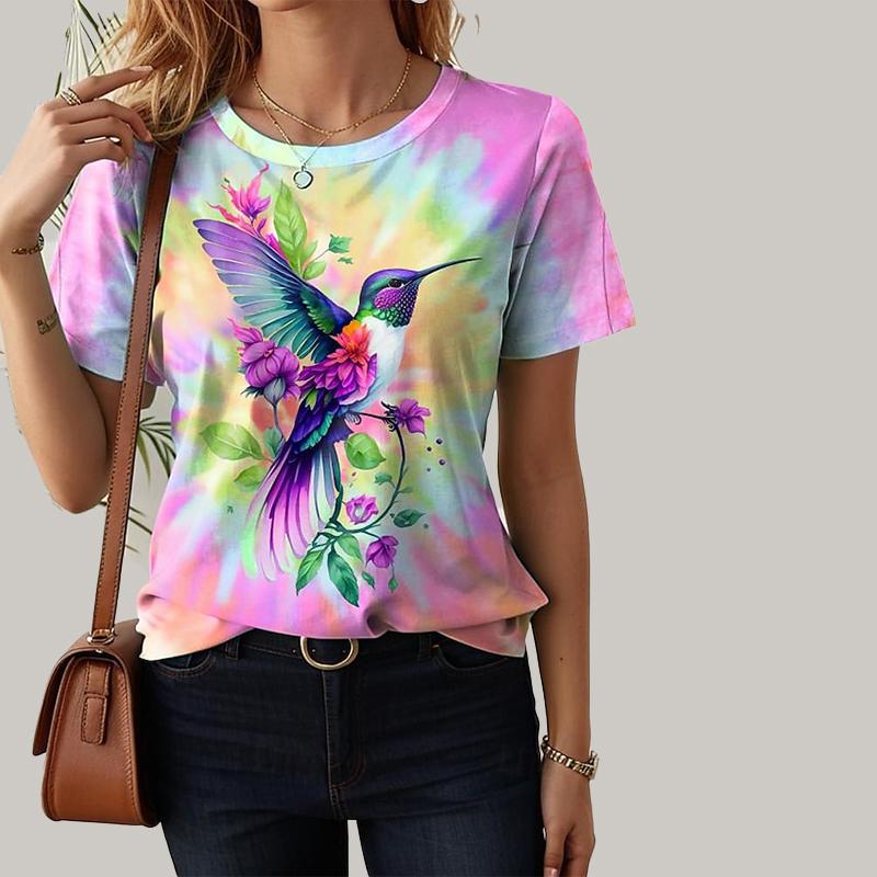 Модная женская футболка с животным принтом, забавная повседневная футболка с круглым вырезом и короткими рукавами, летняя женская футболка 6XL розовый
Модная женская футболка с животным принтом, забавная повседневная футболка с круглым вырезом и короткими рукавами, летняя женская футболка 6XL розовый