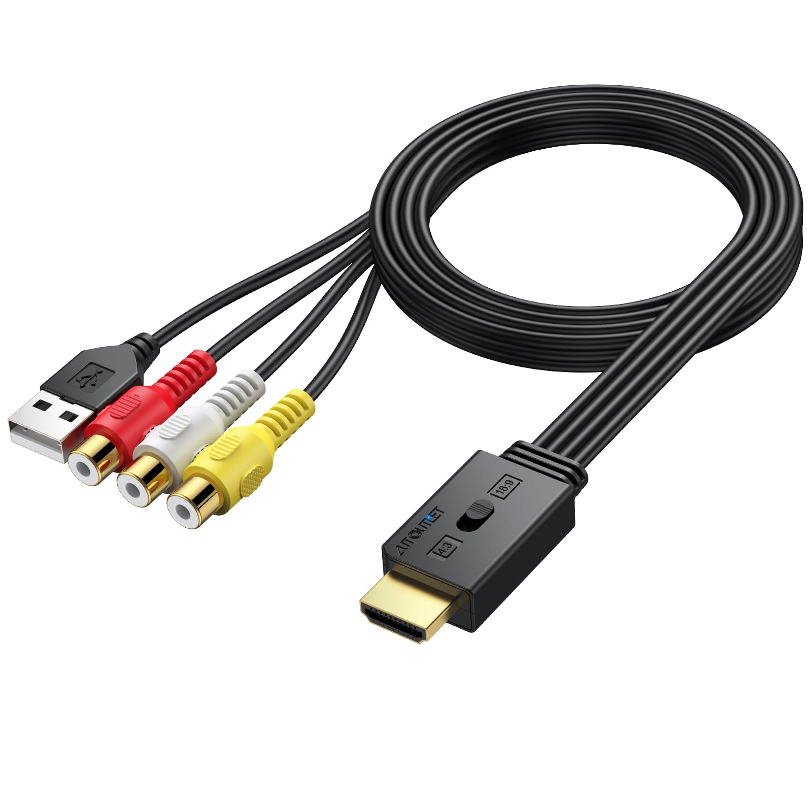 AUTOUTLET RCA в HDMI конвертер коммутатор AV в HDMI конвертер 3 цветной терминал мини композитный CVBS аудио видео адаптер для поддержки 169/43
AUTOUTLET RCA в HDMI конвертер коммутатор AV в HDMI конвертер 3 цветной терминал мини композитный CVBS аудио видео адаптер для поддержки 169/43