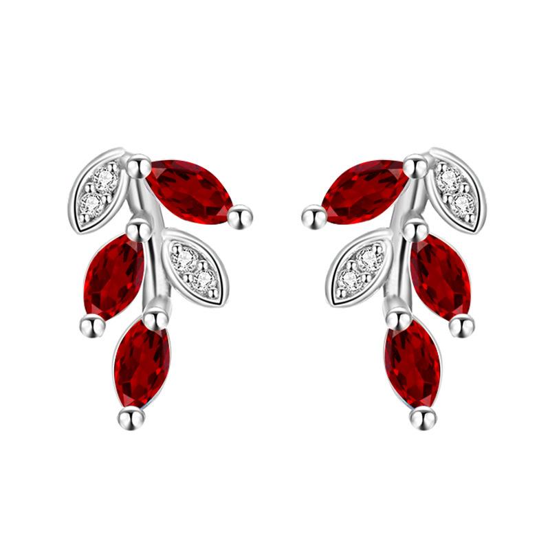 S925 Sterling Silver Needle Anti-allergy Earrings Korean Style Fresh Leaf Ear Ornaments Natural Topaz Crystal Stud Earrings 925 silver
S925 Sterling Silver Needle Anti-allergy Earrings Korean Style Fresh Leaf Ear Ornaments Natural Topaz Crystal Stud Earrings 925 silver