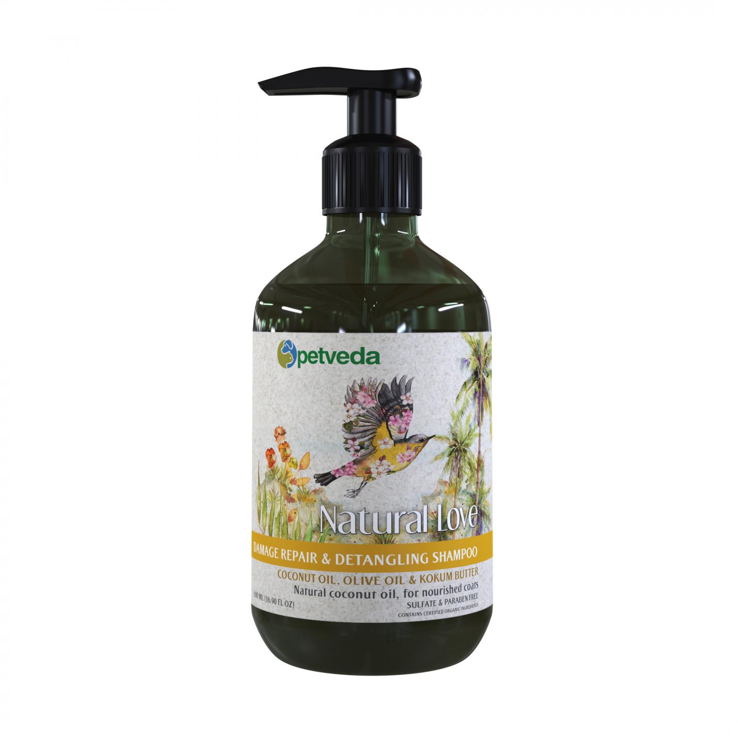 Шампунь для кошек и собак: восстановление (500 мл), Damage Repair & Detangling Shampoo, Petveda
Шампунь для кошек и собак: восстановление (500 мл), Damage Repair & Detangling Shampoo, Petveda