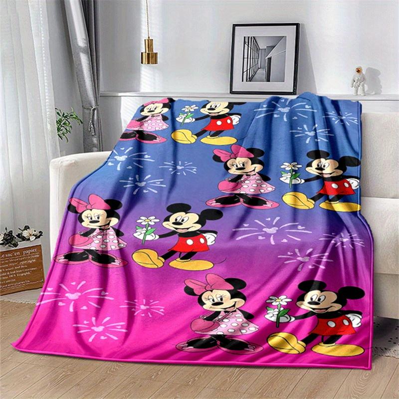 1pc Mickey Minnie Print Blanket, Cute Cartoon Design, Living Room Home Decoration Sofa Travel Soft and Cozy 130cmx150cm
1pc Mickey Minnie Print Blanket, Cute Cartoon Design, Living Room Home Decoration Sofa Travel Soft and Cozy 130cmx150cm