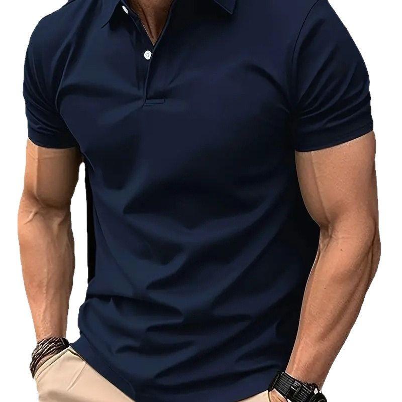 2025 Новая мужская повседневная однотонная футболка с короткими рукавами и пуговицами Cross Border Polo XXXL темно-синий
2025 Новая мужская повседневная однотонная футболка с короткими рукавами и пуговицами Cross Border Polo XXXL темно-синий