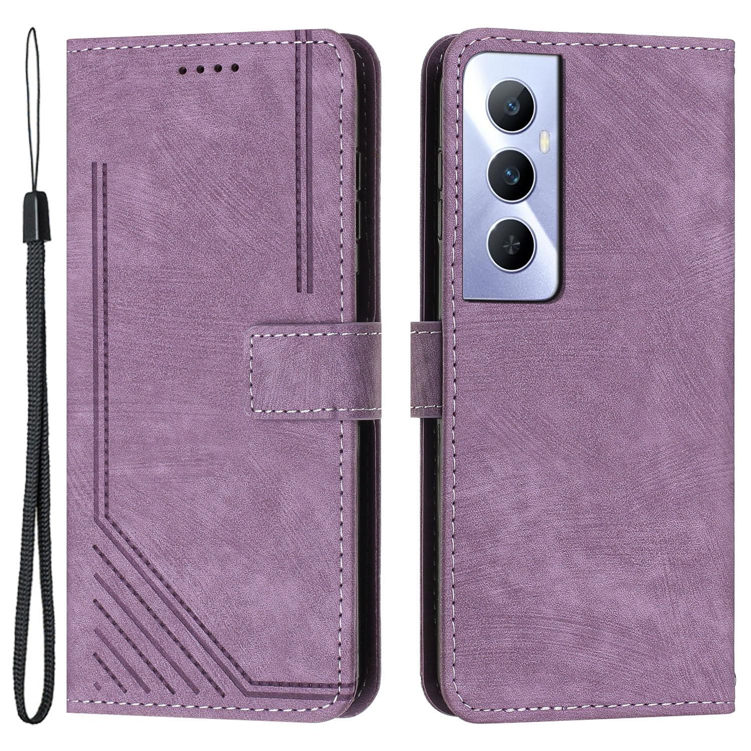 For Realme C65 4G Case Imprinted Lines Wallet Leather Flip Phone Cover Purple
For Realme C65 4G Case Imprinted Lines Wallet Leather Flip Phone Cover Purple