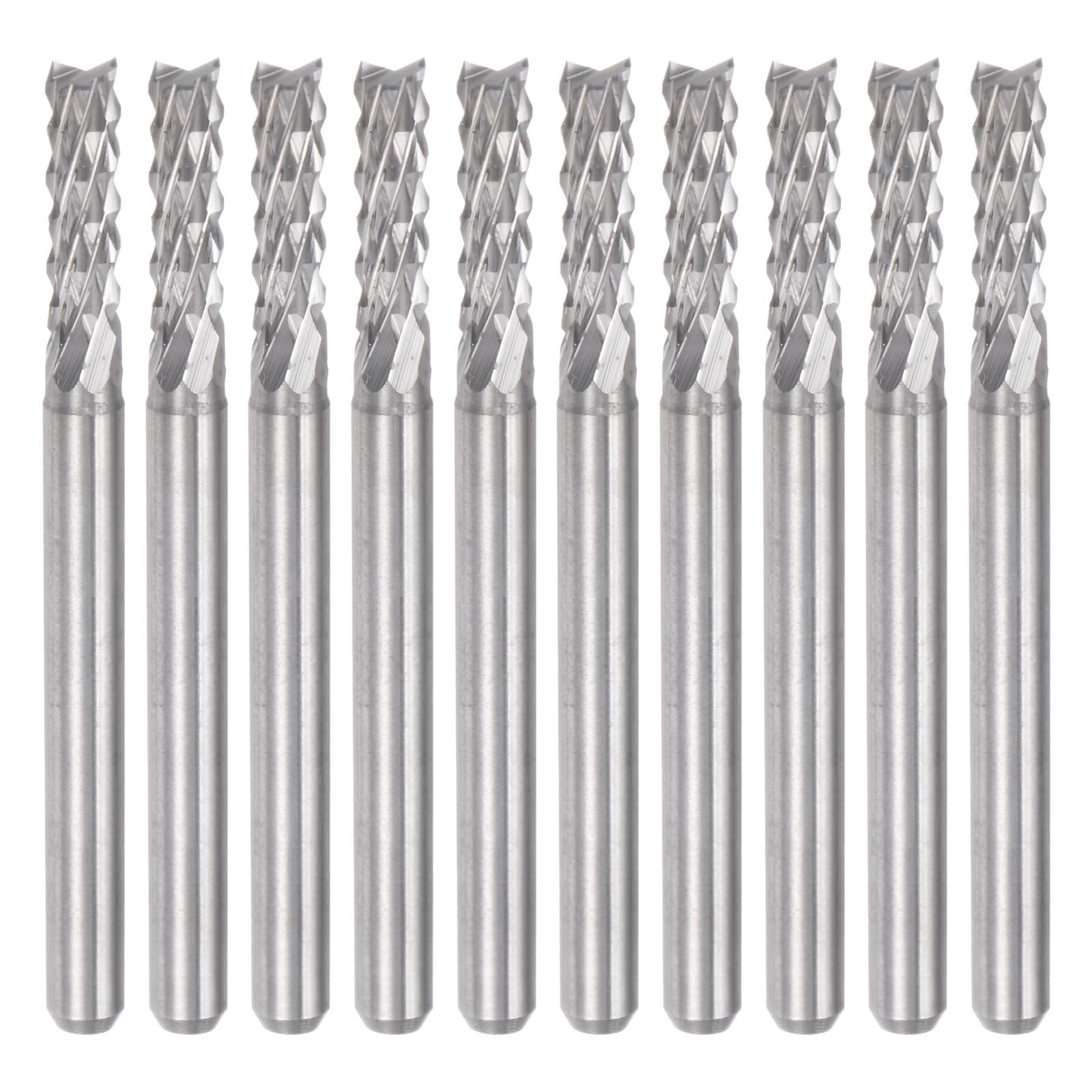 uxcell 10Pcs Carbide End Mill Engraving Milling Cutter CNC Router Bits for PCB Machine Shank 2.9mm 1/8
uxcell 10Pcs Carbide End Mill Engraving Milling Cutter CNC Router Bits for PCB Machine Shank 2.9mm 1/8