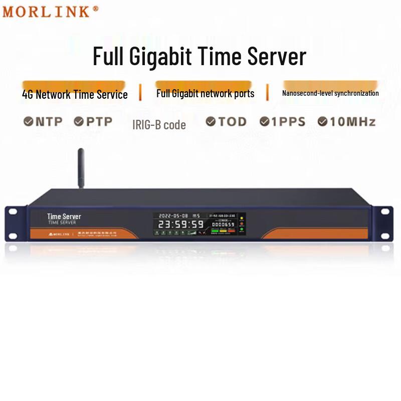MORLINK Gigabit PTP/NTP Time Server
MORLINK Gigabit PTP/NTP Time Server