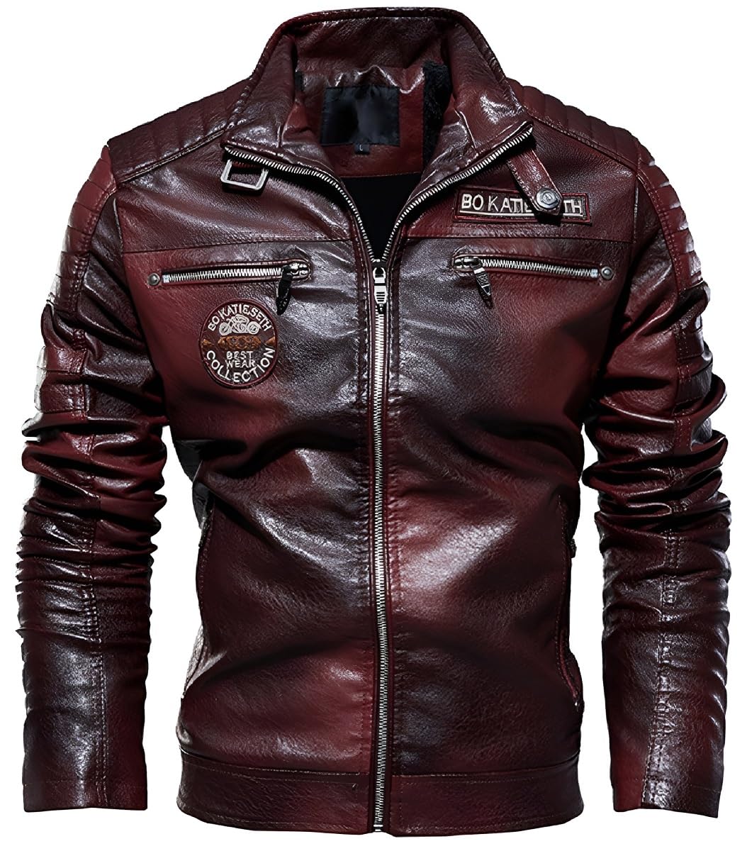 Байкерская куртка Royal Pine для настоящей стойки Глянцевый флис Искусственная кожа Мужская Осень/Зима, Тиснение под кожу, Воротник, Эмблема, Подкладка, (Размер 3XL,
Байкерская куртка Royal Pine для настоящей стойки Глянцевый флис Искусственная кожа Мужская Осень/Зима, Тиснение под кожу, Воротник, Эмблема, Подкладка, (Размер 3XL,