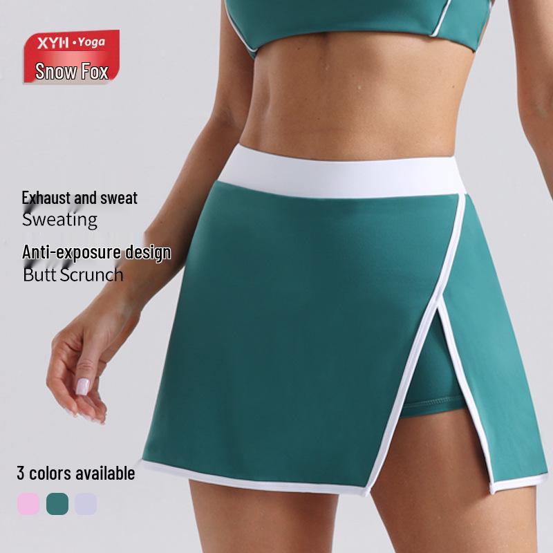 Women s Quick-Dry Color Block Two-Piece Yoga Tennis Skirt with Built-in Bodycon Shorts L
Women s Quick-Dry Color Block Two-Piece Yoga Tennis Skirt with Built-in Bodycon Shorts L