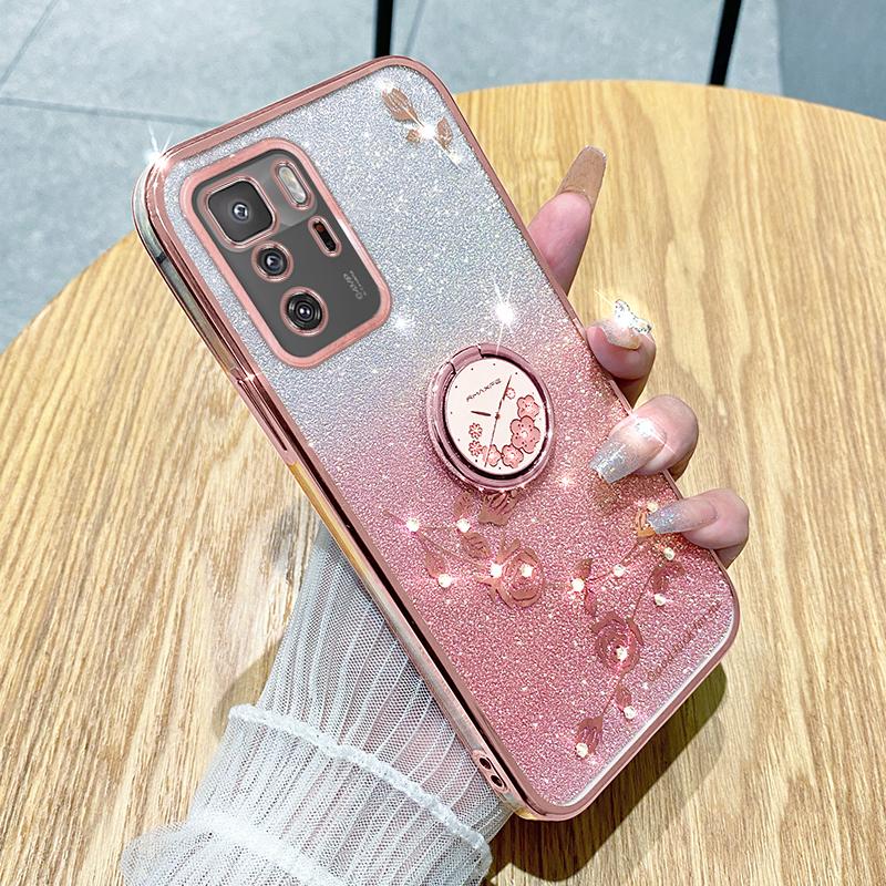 KADEM For Xiaomi Poco X3 GT/Redmi Note 10 Pro 5G (China) Electroplating Cell Phone Case Glitter Gradient Rhinestone Flower TPU Cover with Kickstand Rose Gold
KADEM For Xiaomi Poco X3 GT/Redmi Note 10 Pro 5G (China) Electroplating Cell Phone Case Glitter Gradient Rhinestone Flower TPU Cover with Kickstand Rose Gold