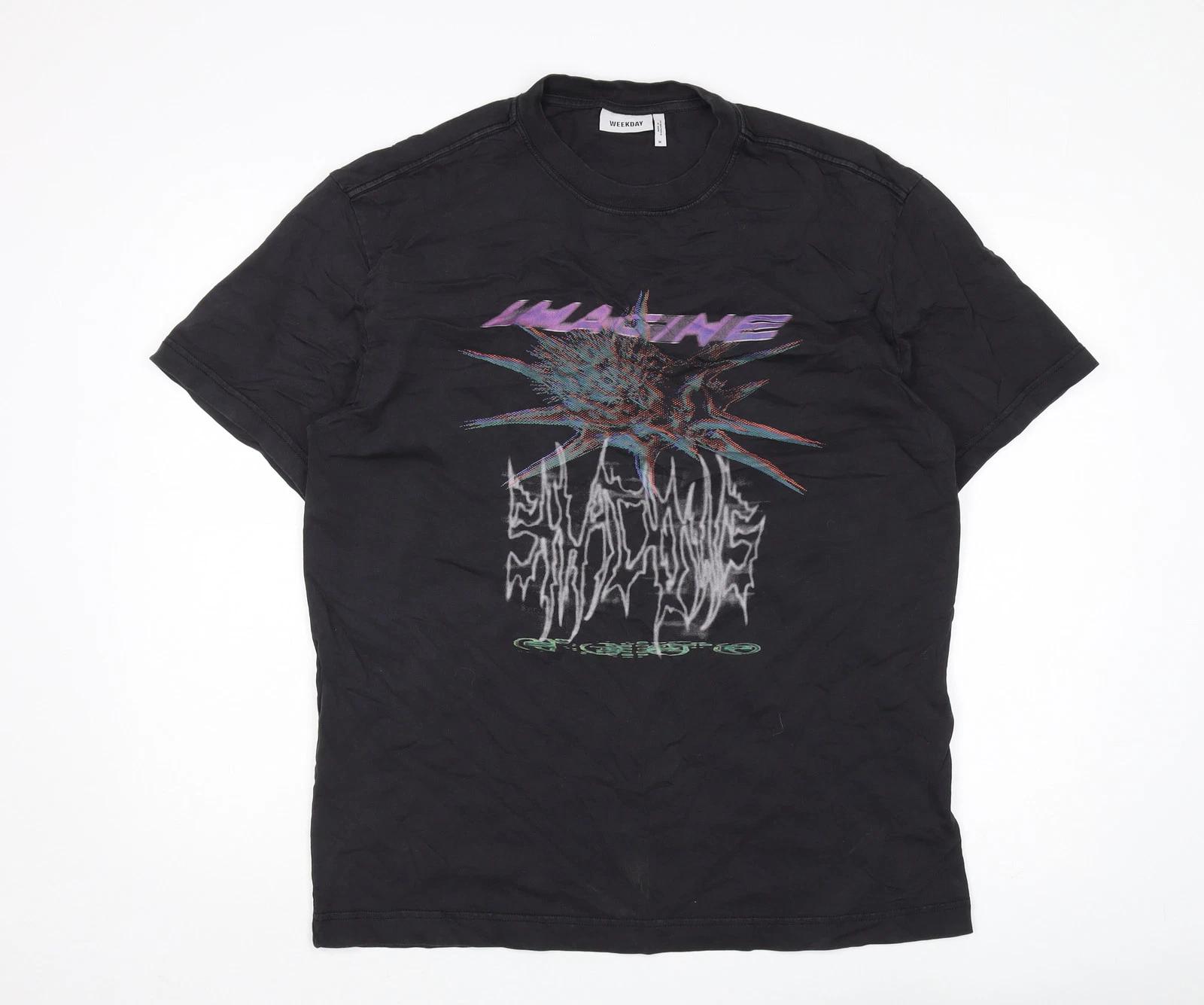 Weekday Men s Black Graphic Print T-Shirt M 2XL
Weekday Men s Black Graphic Print T-Shirt M 2XL
