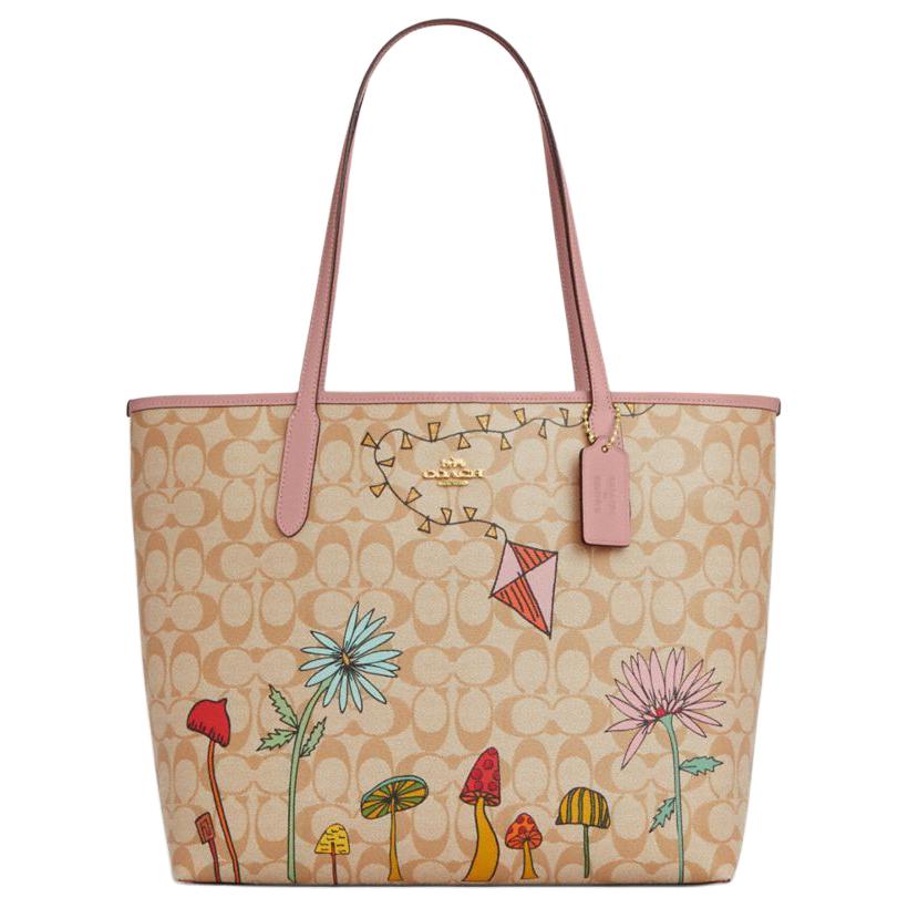 Coach X Observed By Us City 33 Button Old Flower Print Coated Canvas Tote Bag Shopping Bag Shoulder Handbag Large Women Tote Light-Khaki CU392-IMOT4 Basic Set (Bag+Dust Bag)
Coach X Observed By Us City 33 Button Old Flower Print Coated Canvas Tote Bag Shopping Bag Shoulder Handbag Large Women Tote Light-Khaki CU392-IMOT4 Basic Set (Bag+Dust Bag)