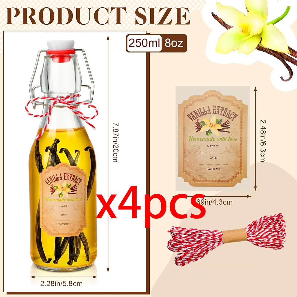 Swing Top Glass Bottles For Vanilla Extract Homemadeoz Beer Bottles with Caps for Home Beer Kombucha Soda Fermentation Supply
Swing Top Glass Bottles For Vanilla Extract Homemadeoz Beer Bottles with Caps for Home Beer Kombucha Soda Fermentation Supply