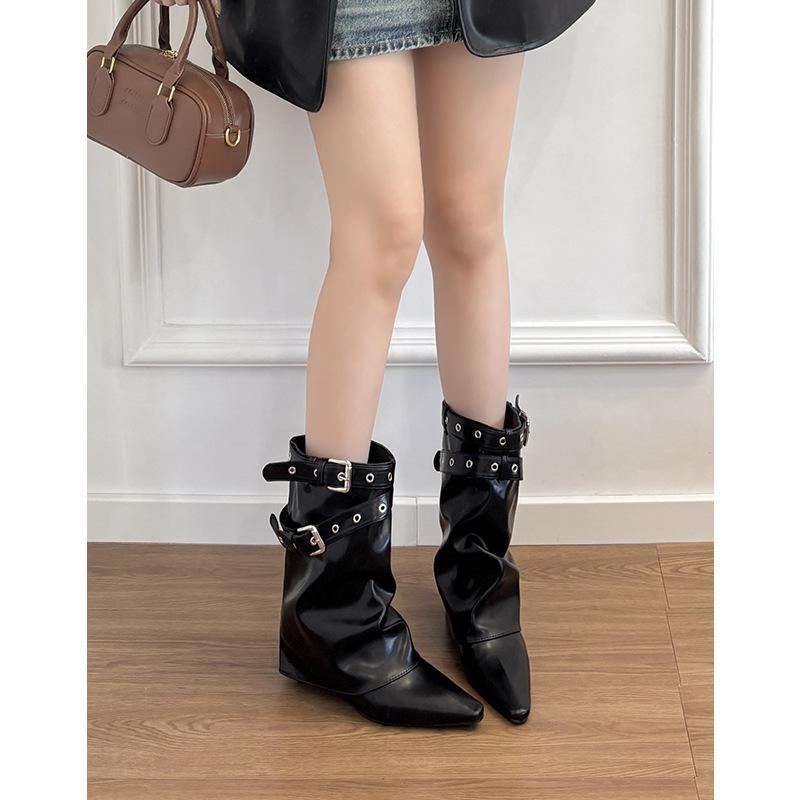 White Spice Girl Vintage Rivet Pointed Pants Boots Women s 2025 Autumn New Knight Boots Medium Tube Pile Boots Short Boots 40 чорний
White Spice Girl Vintage Rivet Pointed Pants Boots Women s 2025 Autumn New Knight Boots Medium Tube Pile Boots Short Boots 40 чорний