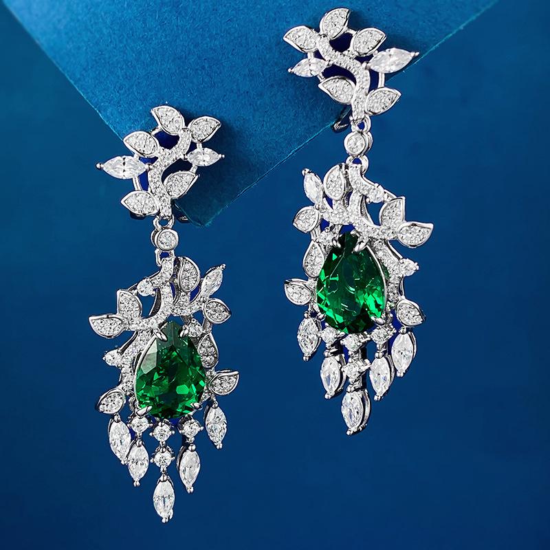 Zhuozhifan S925 Silver Autumn Leaves Green Gemstone Luxury Earrings for Women 925 Silver
Zhuozhifan S925 Silver Autumn Leaves Green Gemstone Luxury Earrings for Women 925 Silver