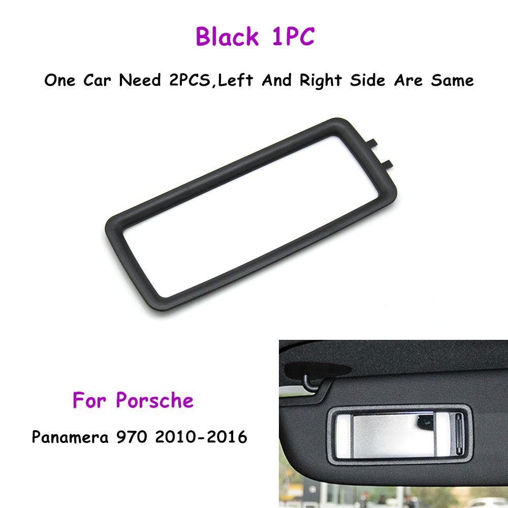 970 2010-2016 Car Front Sunshade Bezel Sun Visor Cover Frame Makeup Vanity Mirror Holder Outer Panel For Porsche Panamera Black 1PC
970 2010-2016 Car Front Sunshade Bezel Sun Visor Cover Frame Makeup Vanity Mirror Holder Outer Panel For Porsche Panamera Black 1PC
