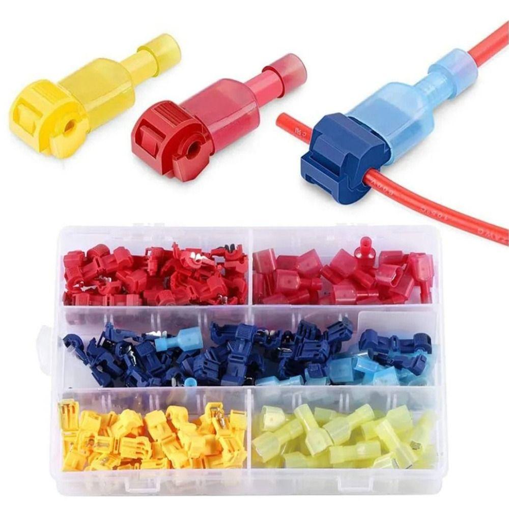 60/120/240PCS Insulated T-Tap Wire Cable Connector Waterproof Crimp Wire Terminal Cable 120Pcs with Box
60/120/240PCS Insulated T-Tap Wire Cable Connector Waterproof Crimp Wire Terminal Cable 120Pcs with Box