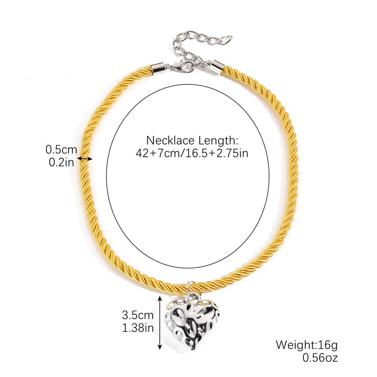 Ожерелье для женщин Ожерелье Ювелирные изделия Сердце Бант Пентаграмма Подвеска Цветная веревка Заполнить Крутое ожерелье Женское Красивое Элегантное Ожерелье для Нее
Ожерелье для женщин Ожерелье Ювелирные изделия Сердце Бант Пентаграмма Подвеска Цветная веревка Заполнить Крутое ожерелье Женское Красивое Элегантное Ожерелье для Нее