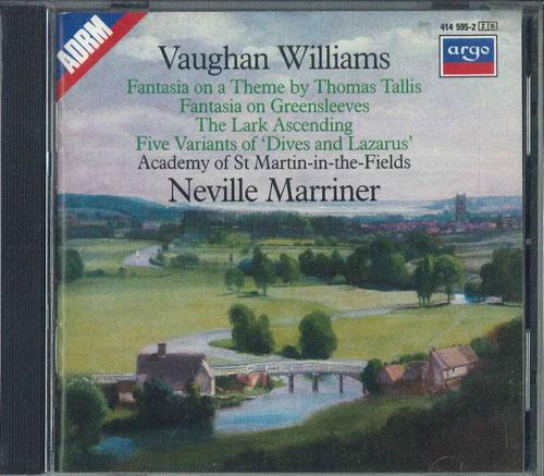 CD NEVILLE MARRINER ACADEMY OF ST MAR Vaughan Williams Fantasia On A The 4145952 ARGO US Classical Used
CD NEVILLE MARRINER ACADEMY OF ST MAR Vaughan Williams Fantasia On A The 4145952 ARGO US Classical Used