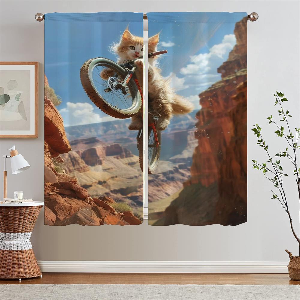 Cat s Mountain Bike Youth Room Curtains Offers Tulle in Kitchen Curtains 2 Pieces Window Blackout Curtain Tiebacks Tentacles W50xH70cmx2pcs-CL
Cat s Mountain Bike Youth Room Curtains Offers Tulle in Kitchen Curtains 2 Pieces Window Blackout Curtain Tiebacks Tentacles W50xH70cmx2pcs-CL