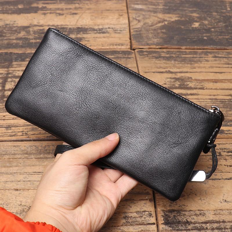 New Men s Leather Coin Purse Women s Soft Wallet With Large Capacity Hand-held Bag Thin Cowhide Phone чорний
New Men s Leather Coin Purse Women s Soft Wallet With Large Capacity Hand-held Bag Thin Cowhide Phone чорний