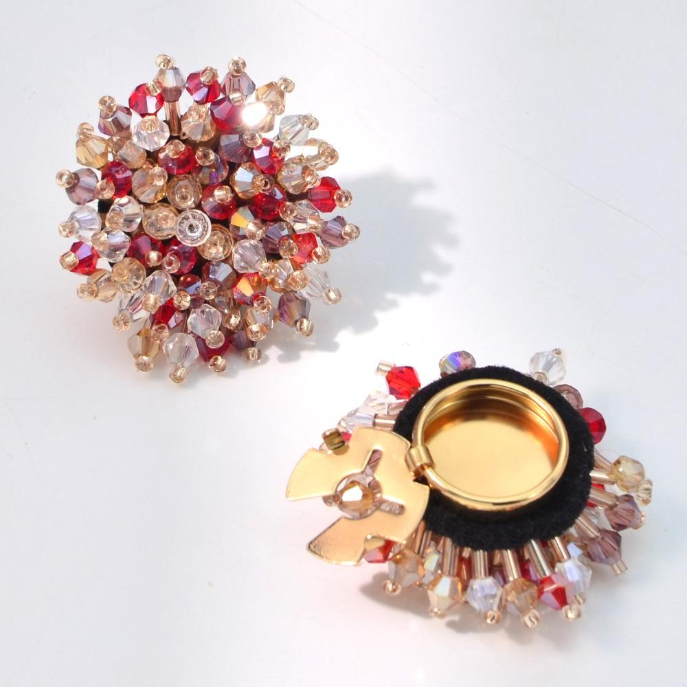 Handmade Crystal Cufflinks Beads Crystal Button Cover Sewing-free Cufflinks Sewing Accessories Shirt Button Clip Evening Wear
Handmade Crystal Cufflinks Beads Crystal Button Cover Sewing-free Cufflinks Sewing Accessories Shirt Button Clip Evening Wear