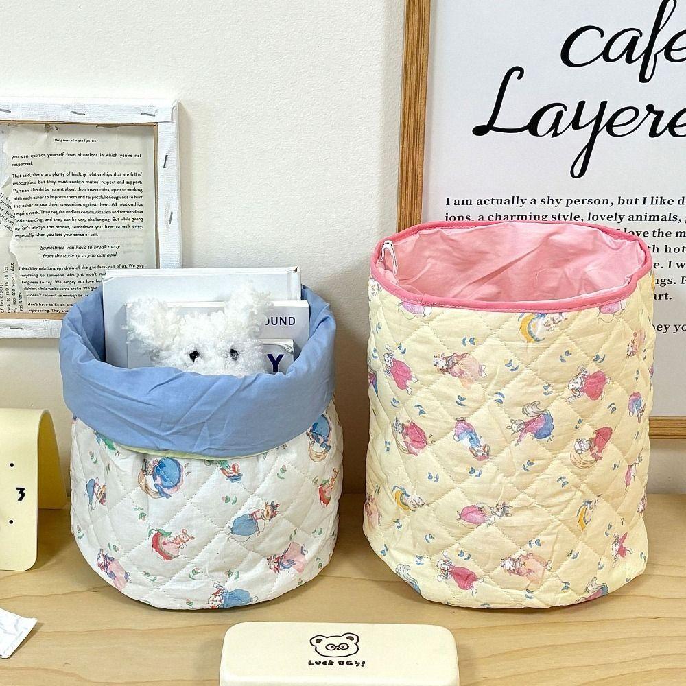 Cute Desktop Storage Basket Cylindrical Sundry Bag Organizer Toys Storage Bucket Cosmetics
Cute Desktop Storage Basket Cylindrical Sundry Bag Organizer Toys Storage Bucket Cosmetics