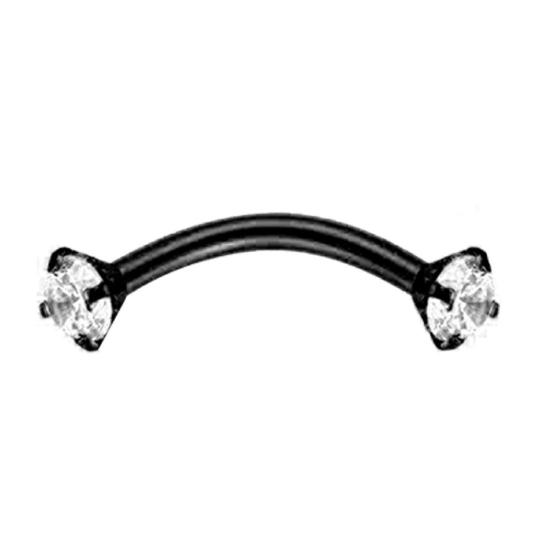 Багаторазове використання Eyebrow Barbell Cubic Zirconia Chic Антикорозійне покриття чорний
Багаторазове використання Eyebrow Barbell Cubic Zirconia Chic Антикорозійне покриття чорний
