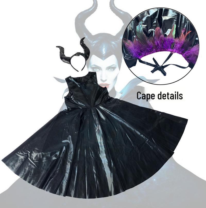 Halloween Maleficent Black Magic Cape Costume for Girls - Parent-Child Style Medium
Halloween Maleficent Black Magic Cape Costume for Girls - Parent-Child Style Medium