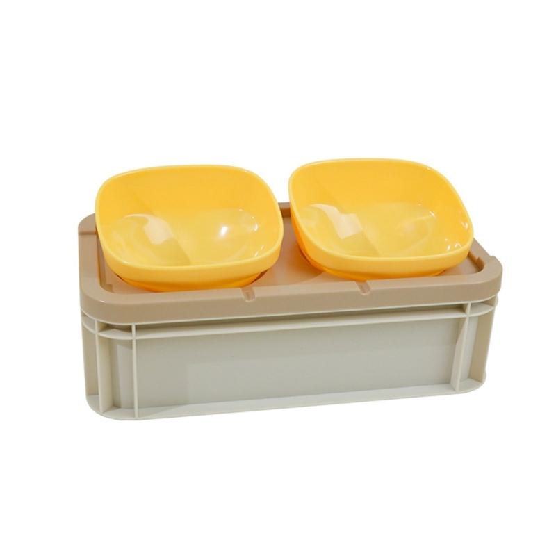 Tilted Pet Food Bowl for Cat Dog Pet Double Bowl Feeders for Food & Water Feeding Large Capacity Cat Bowl Dishware 1 хаки
Tilted Pet Food Bowl for Cat Dog Pet Double Bowl Feeders for Food & Water Feeding Large Capacity Cat Bowl Dishware 1 хаки